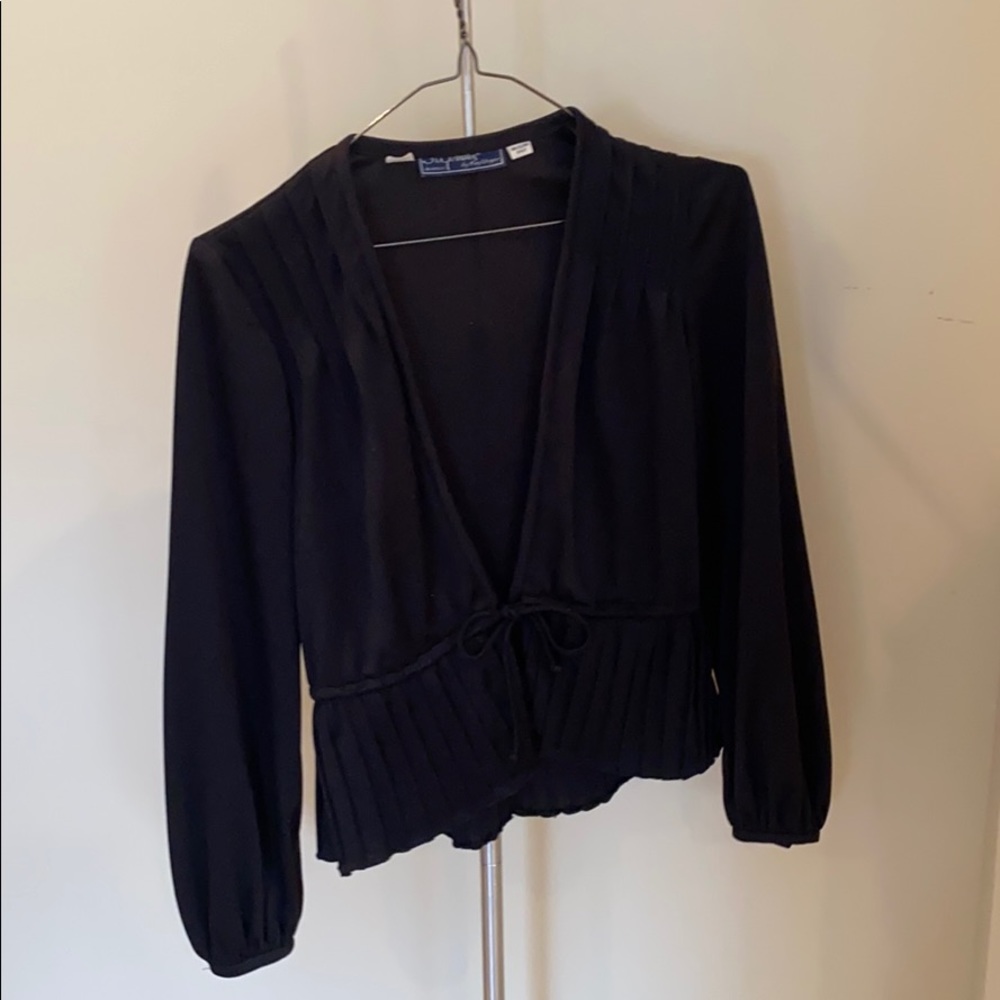 Black blouse by Kay Unger